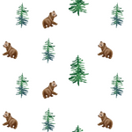 Muslin Swaddle Blanket (Baby Bear)