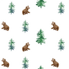 Muslin Swaddle Blanket (Baby Bear)