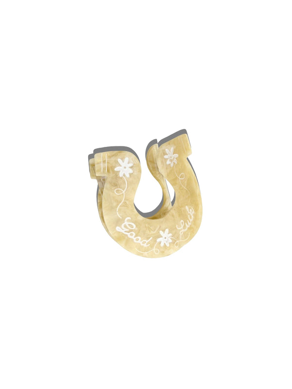Claw Hair Clip (Good Luck Horseshoe)