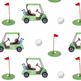 Muslin Swaddle Blanket (Golf A Round)
