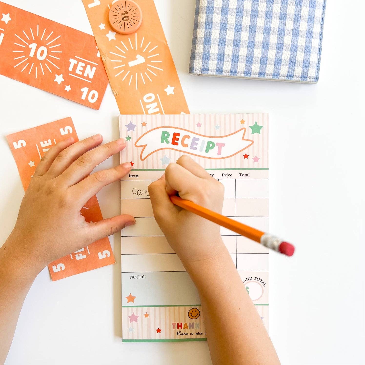 Pretend Play Receipt Notepad (50 Pages)