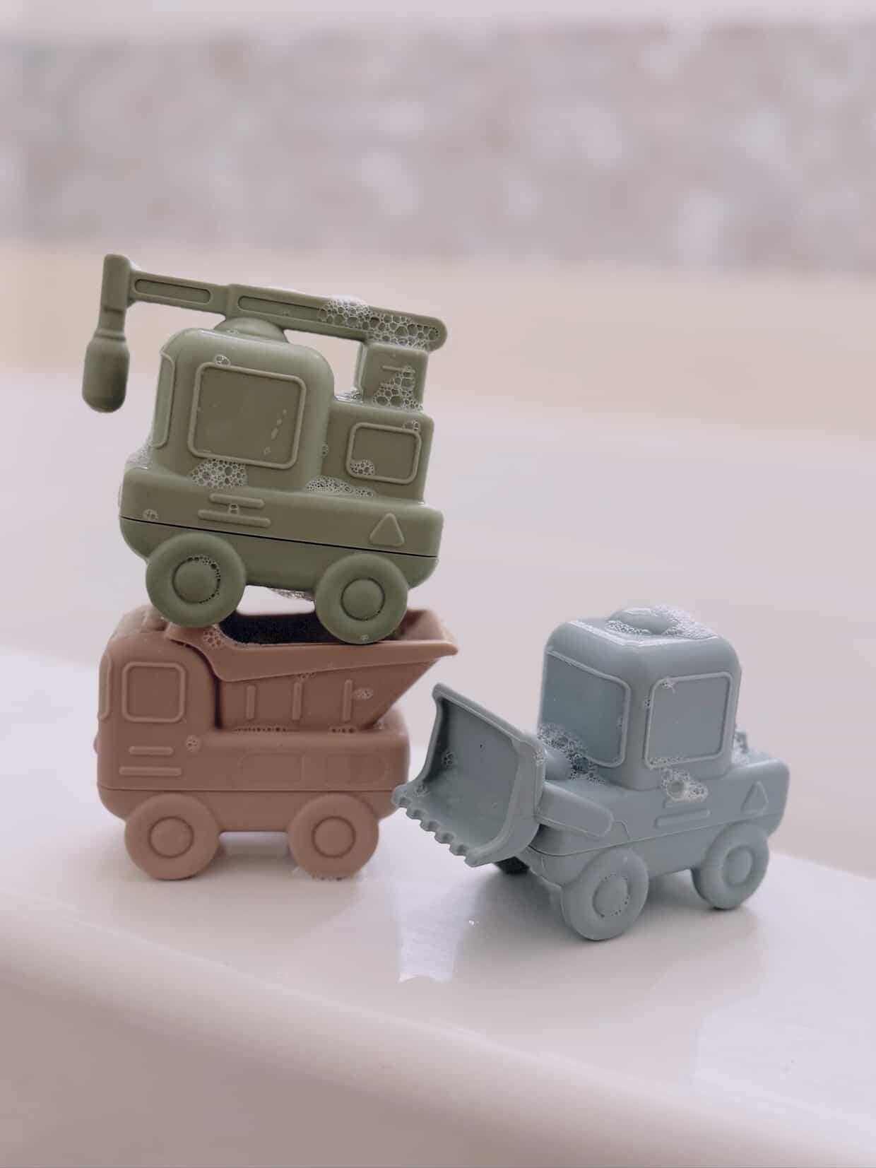 3 Pcs Bath Toys Set (Construction)