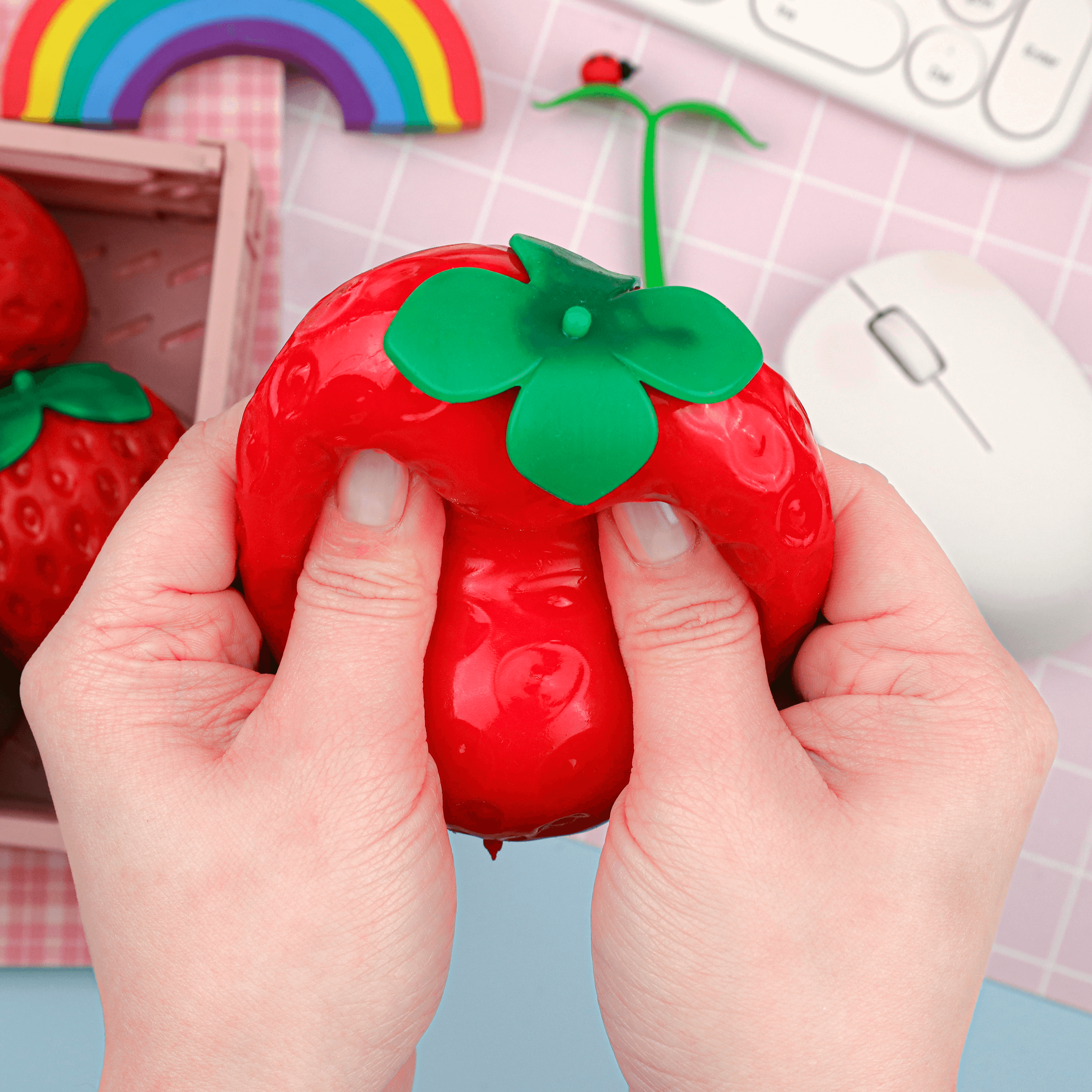 Strawberry Shaped Sensory Toy
