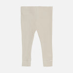 Rib Cuff Leggings (Oat)