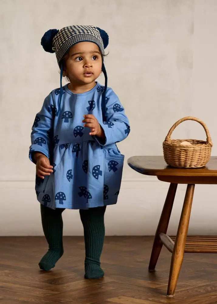 Cora Baby Dress (Mushroom)