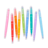 Confetti Stamp Double-Ended Markers (Set of 9)