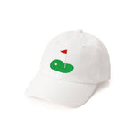 Golf Tee Front Flag Patch Baseball Hat