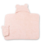 Hooded Towel + Wash Mitt Set (Blush)
