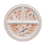 Divided Suction Plate (Puppies & Poppies)