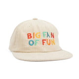 Corduroy Snapback Hat (Big Fan of Fun)