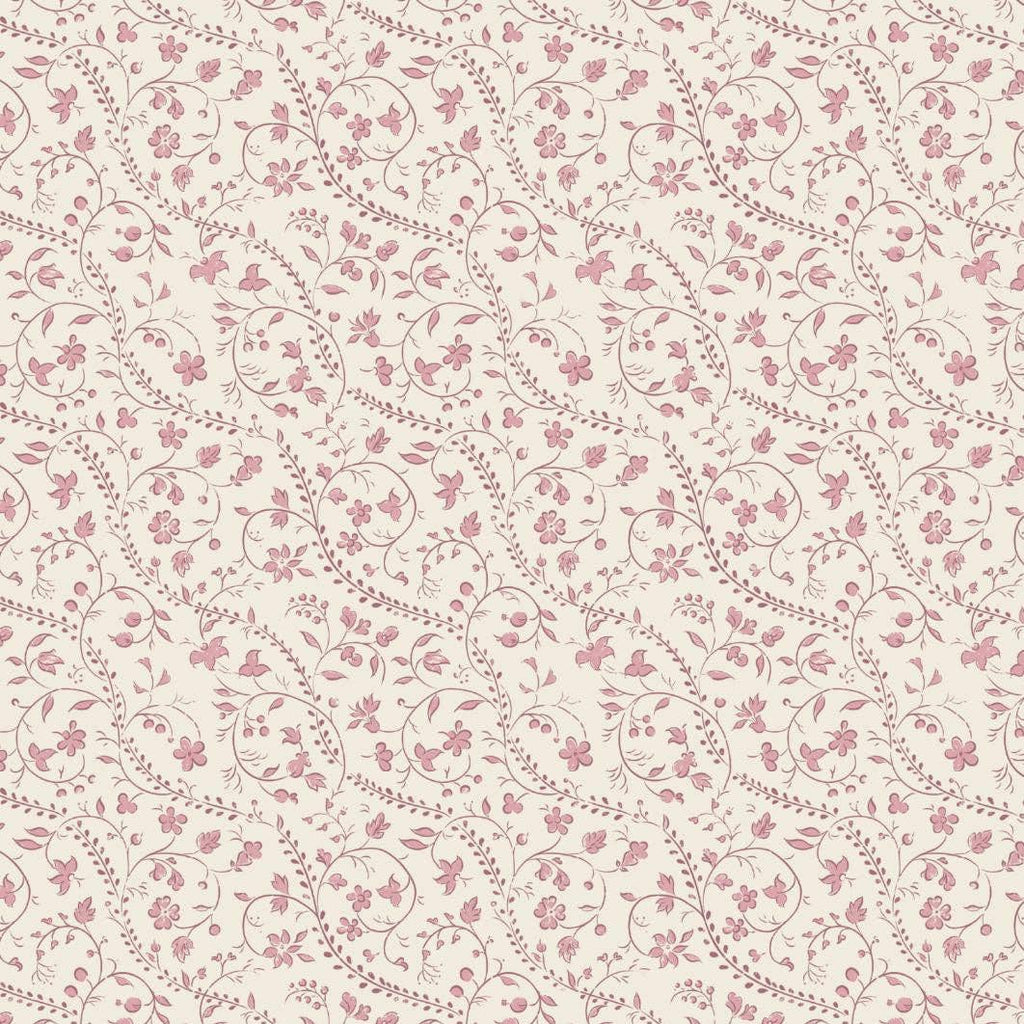 Heirloom Vine Muslin Blanket (Mauve)