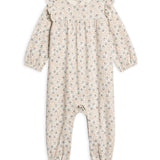 Jine Ruffle Sleeve Romper (Pamela Floral/Mist Navy)
