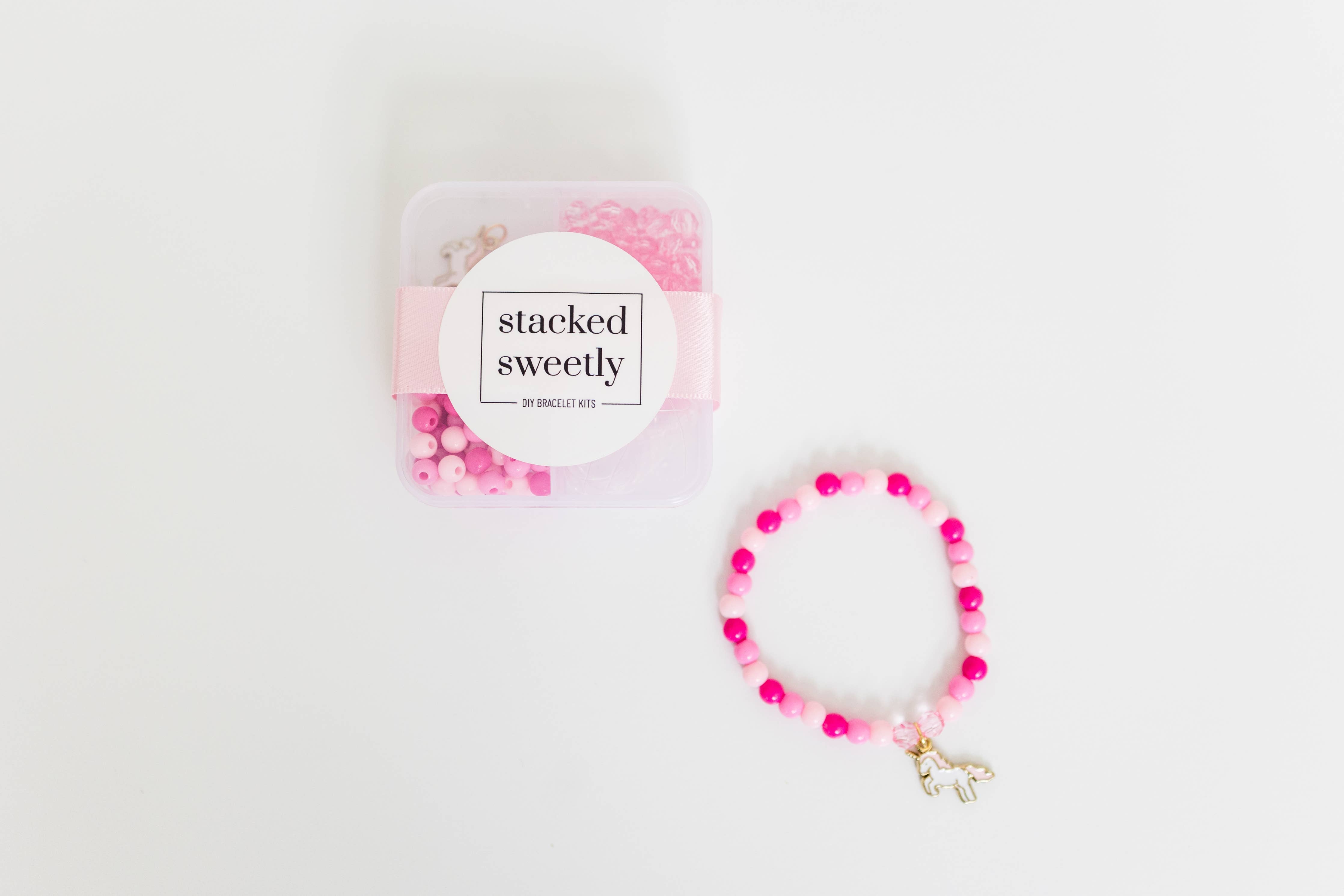 Mini DIY Bracelet Craft Kit (Unicorn Dreams)