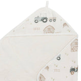 Towel & Wash Cloth Set (Charlie Farmhouse Tractor)