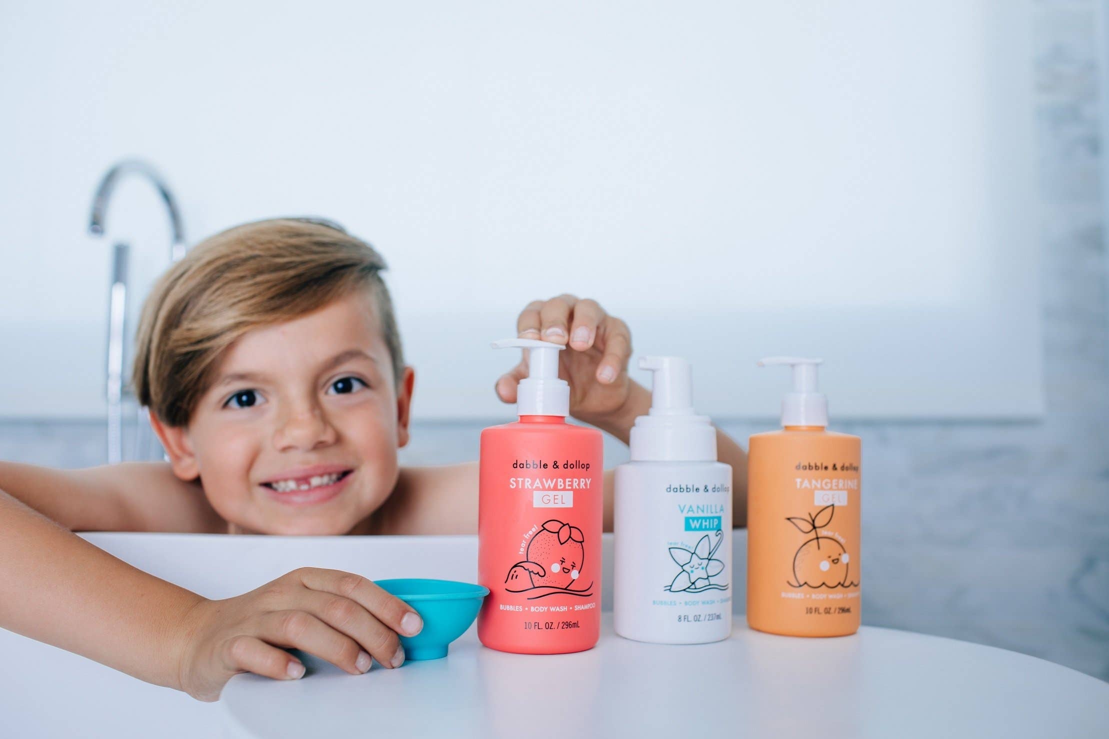 Tear-Free Shampoo, Body Wash & Bubbles (Strawberry)