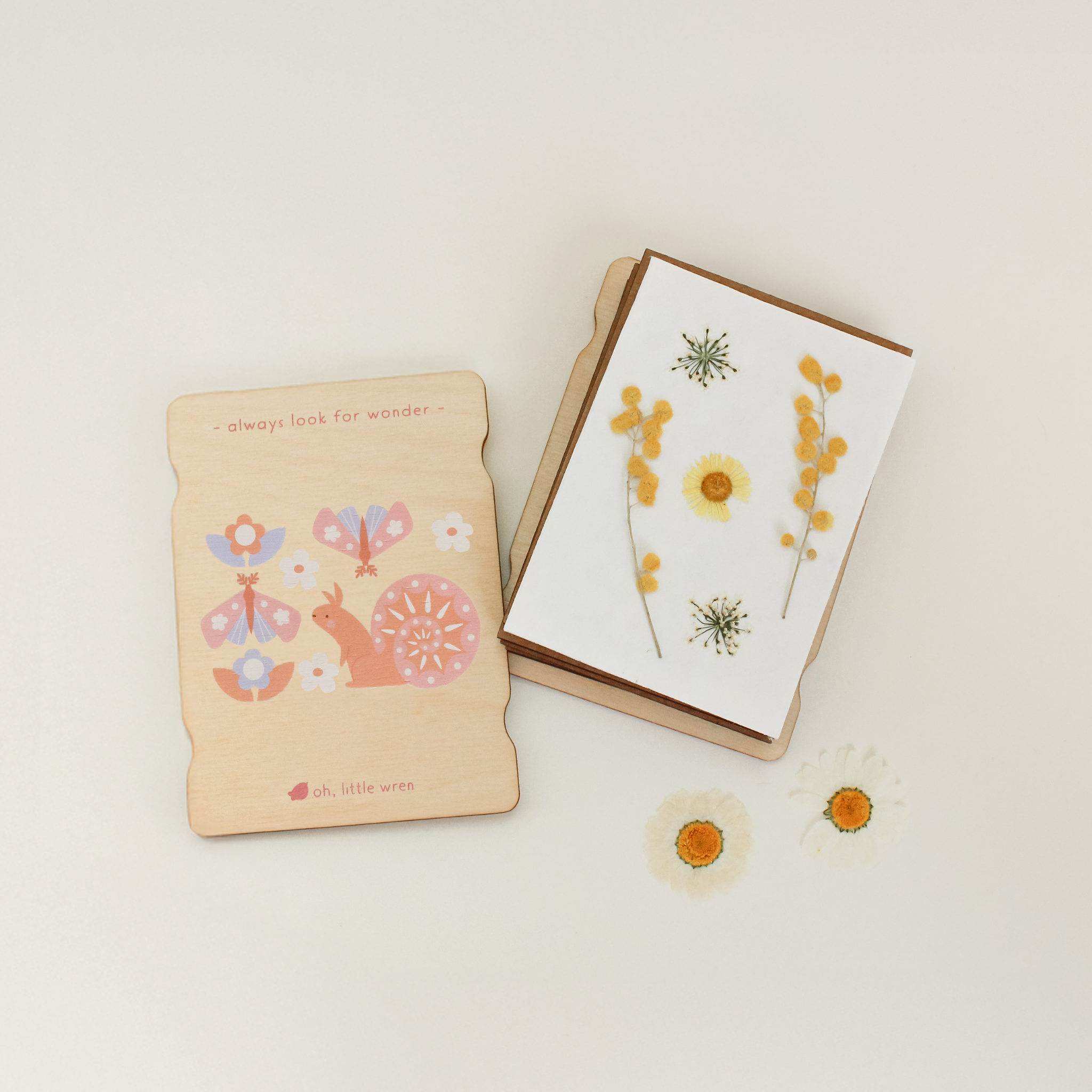 Mini Wooden Flower Press (Squirrel)