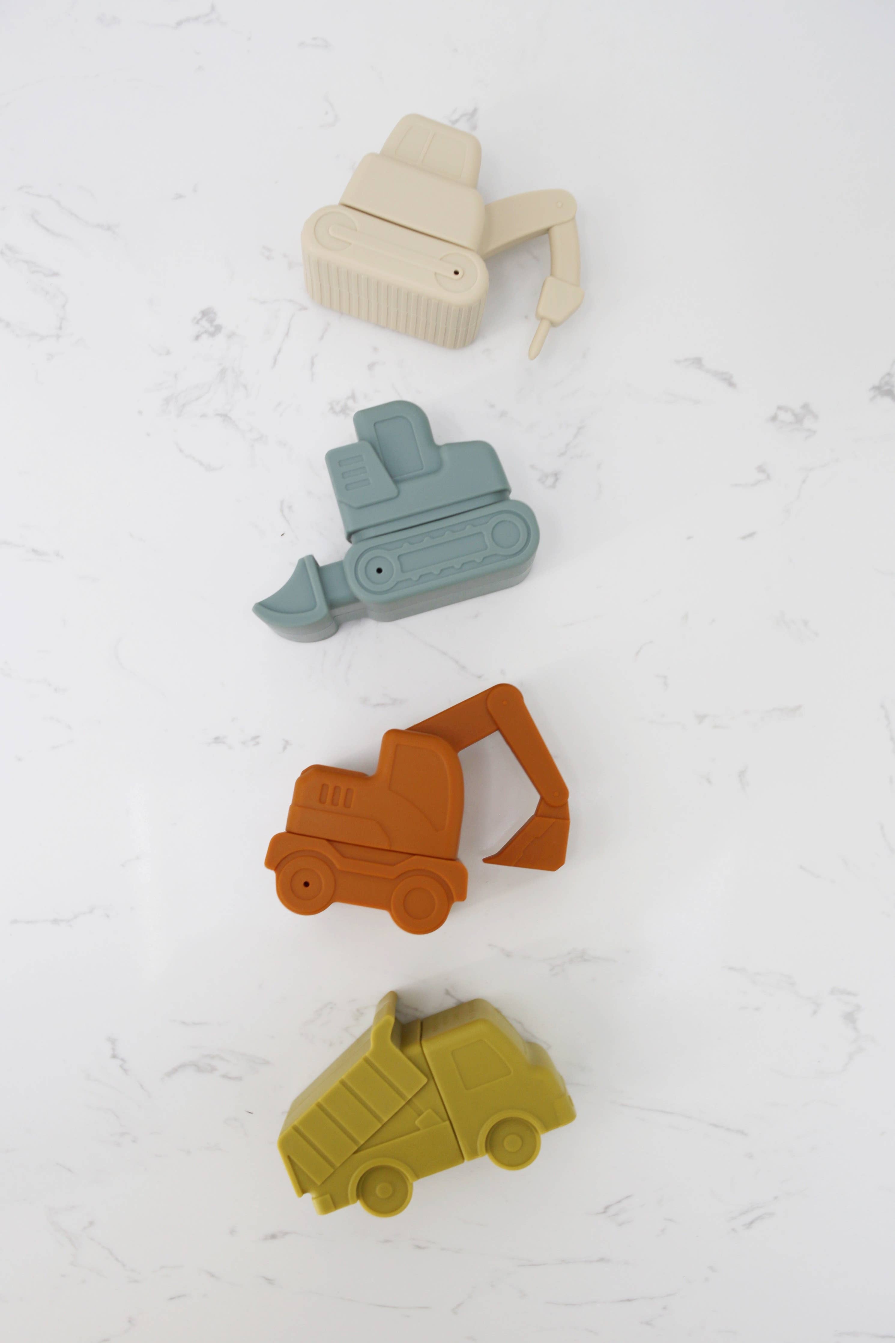Silicone Bath Toy (Construction Vehicle)