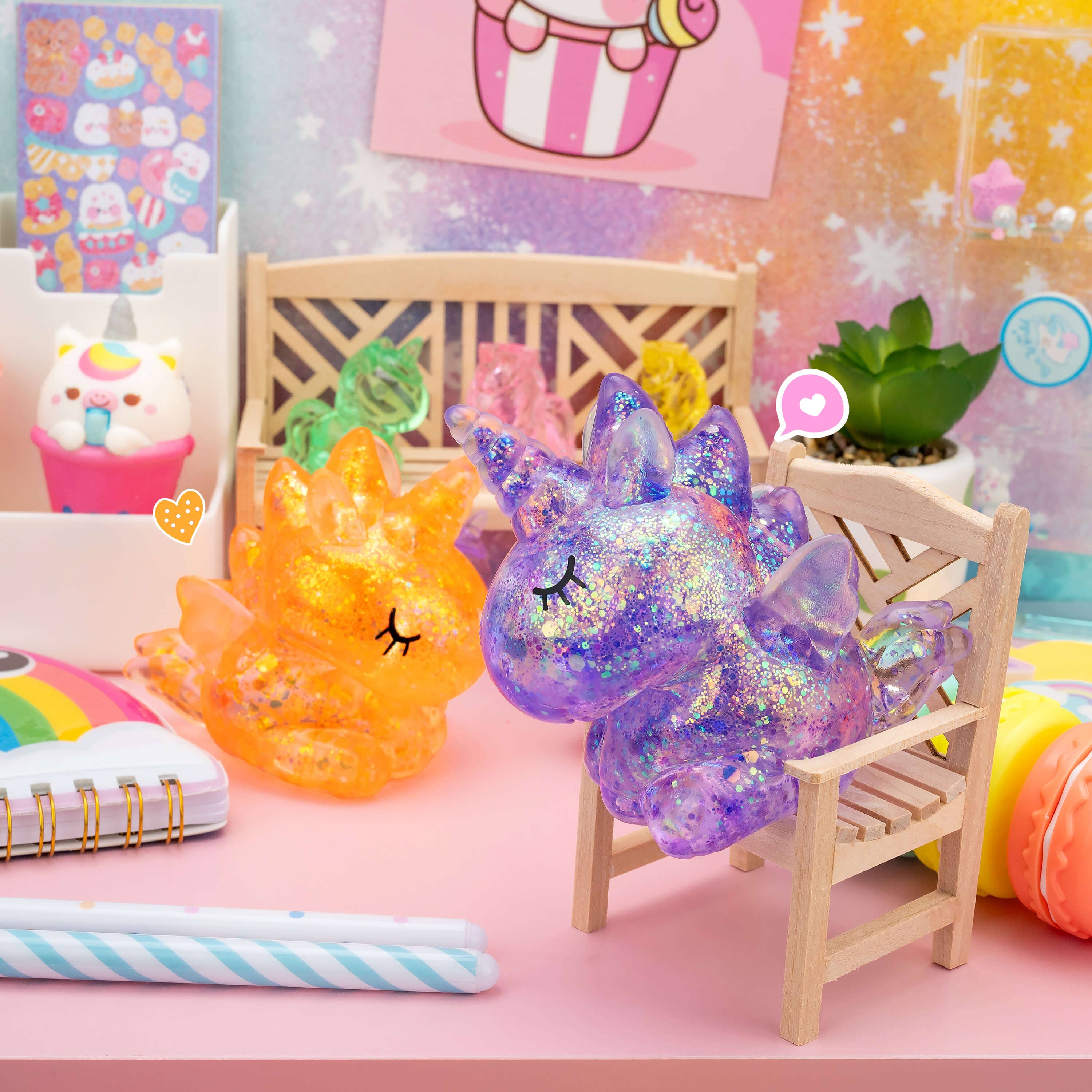 Gummy Unicorn Friends Sensory Toy