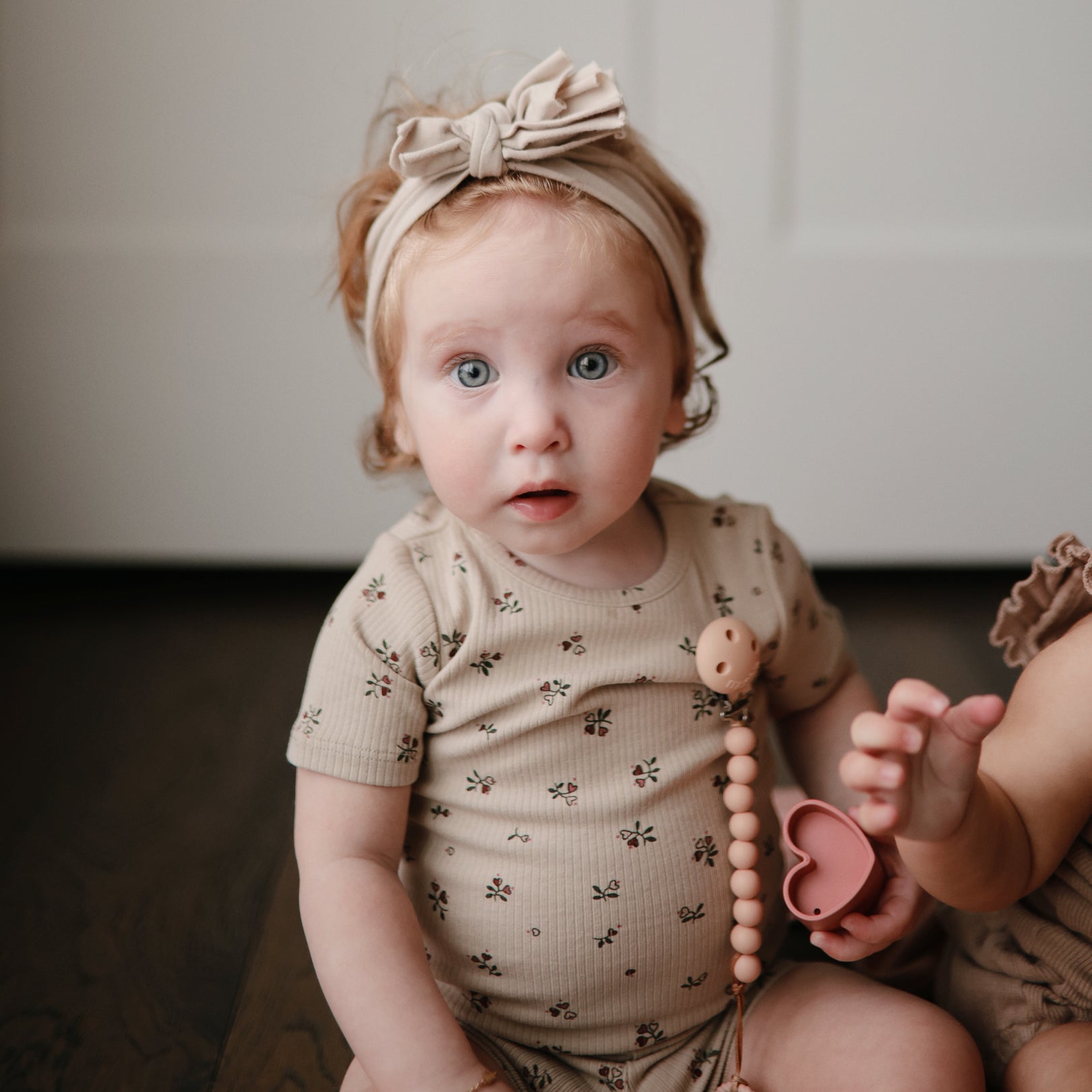 Silicone Pacifier Clip - Hera (Blush)