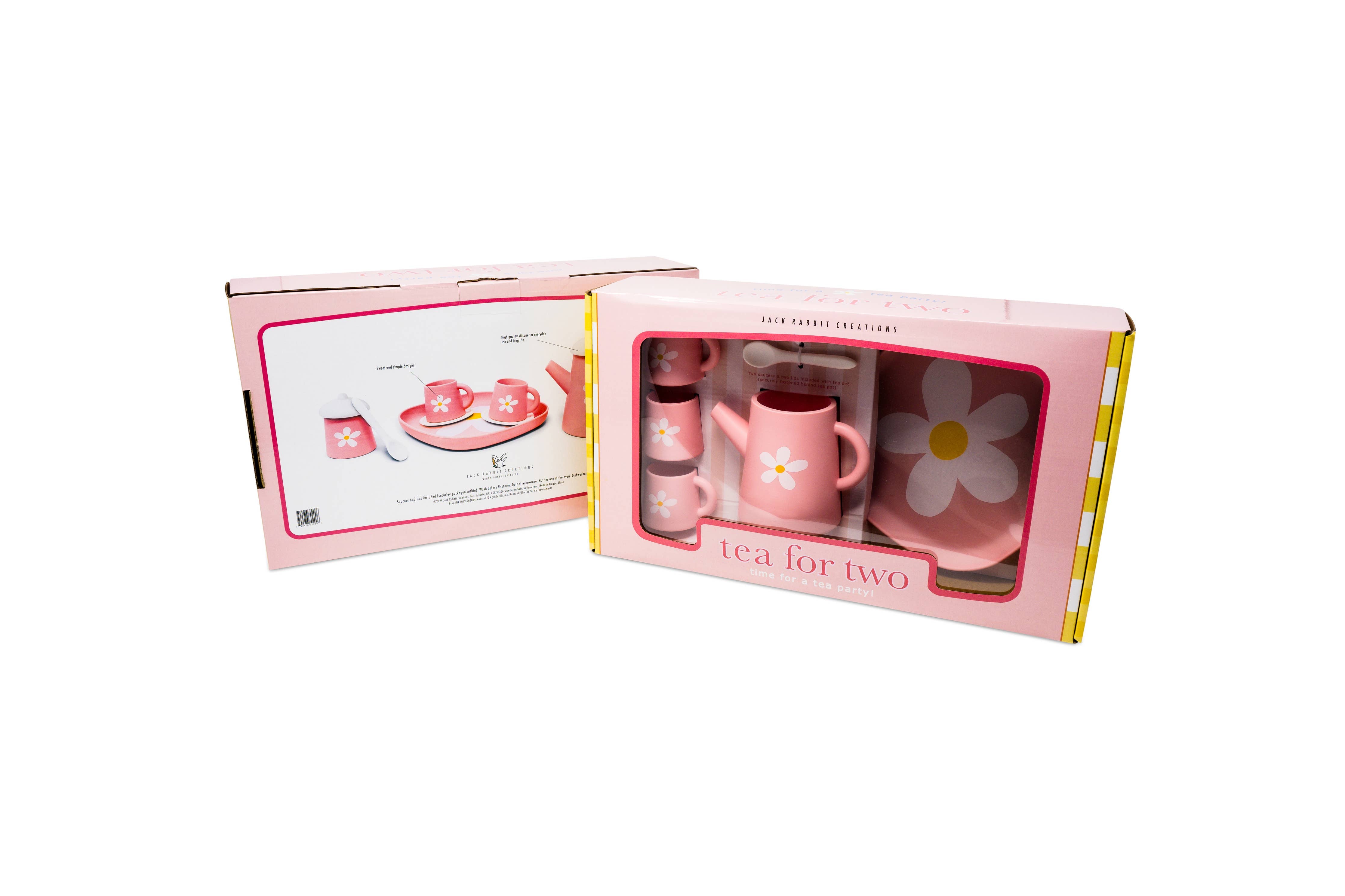 Pink Silicone Tea Set (Flower Power)