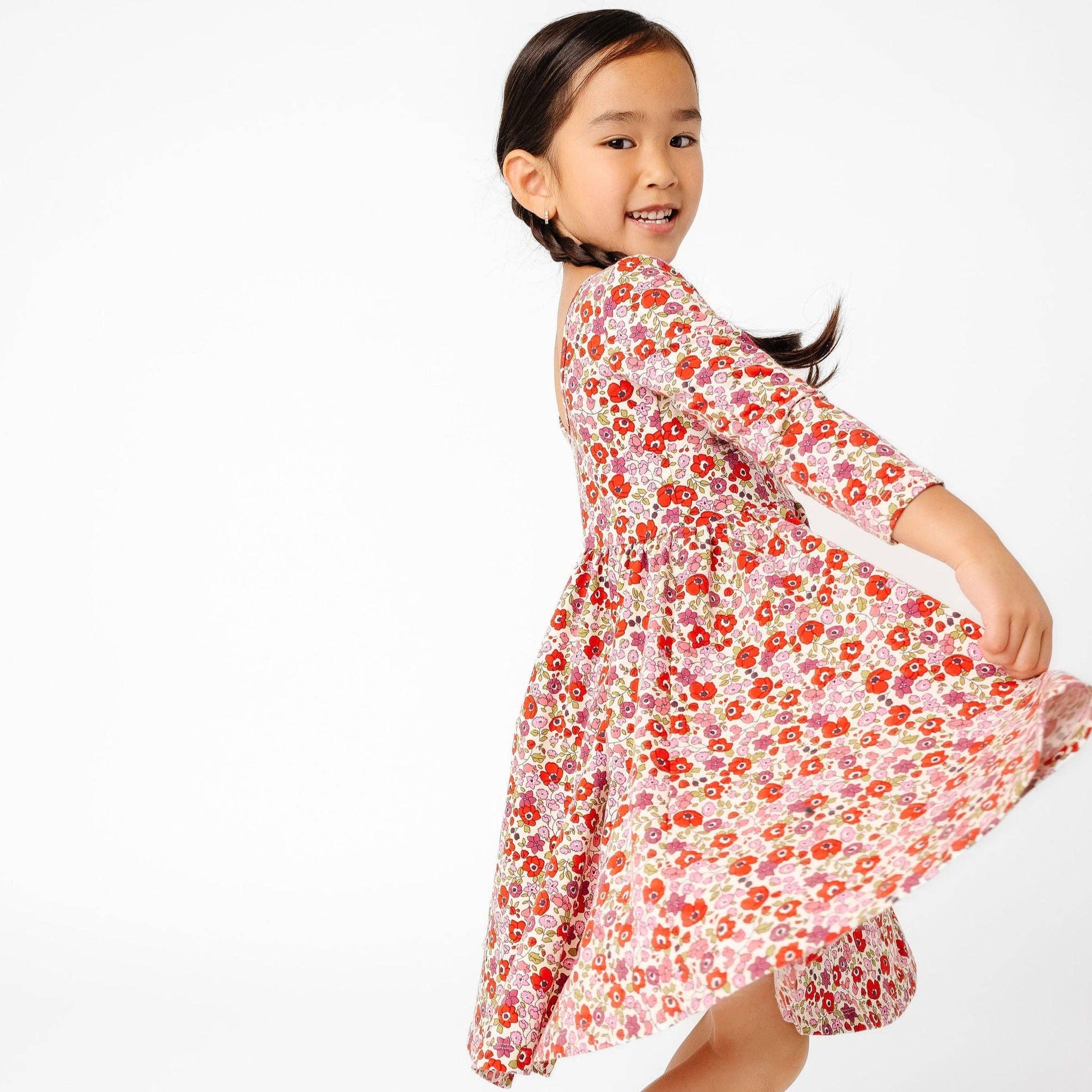 The Ballet Dress (Poppy Floral)