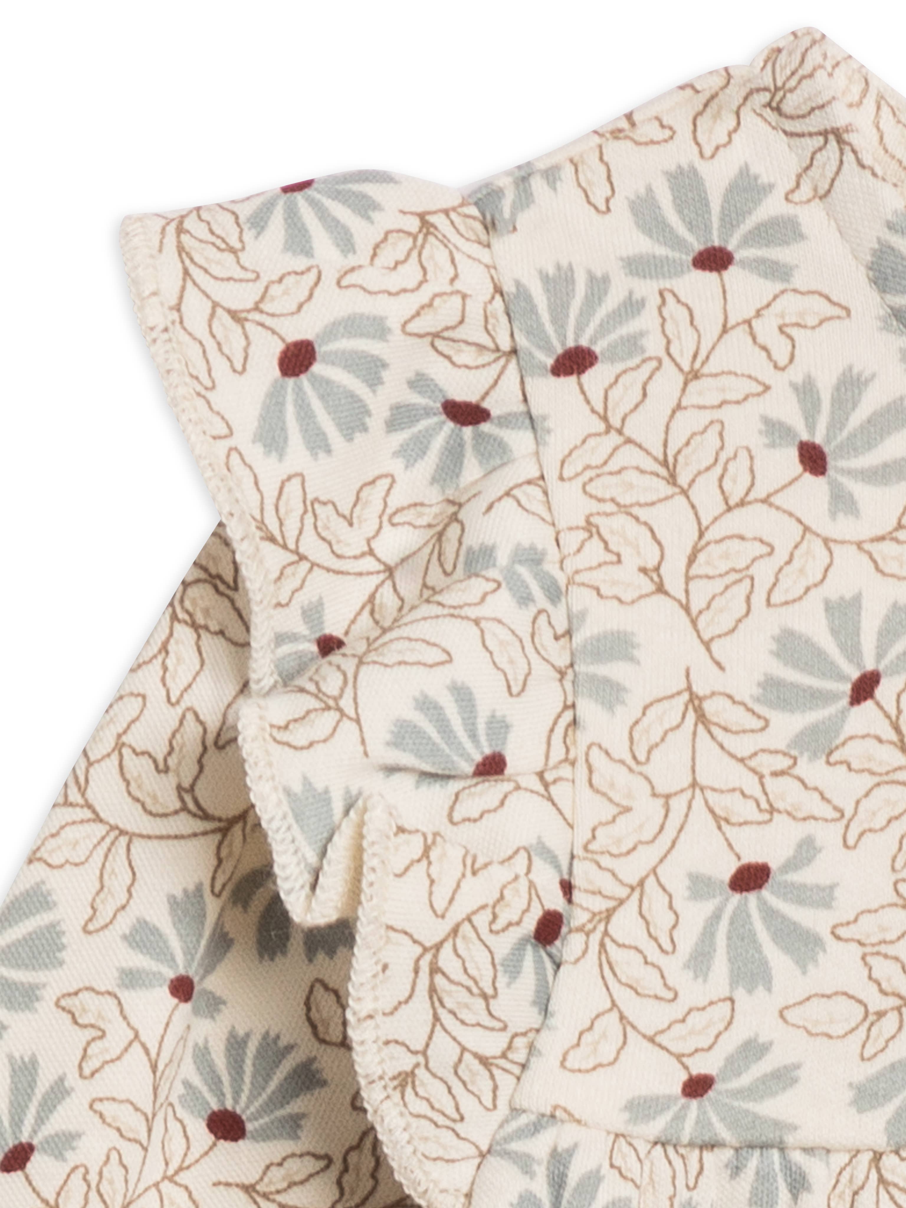 Jine Ruffle Sleeve Romper (Pamela Floral/Mist Navy)