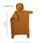 Lion Lovey Blanket (Toffee)
