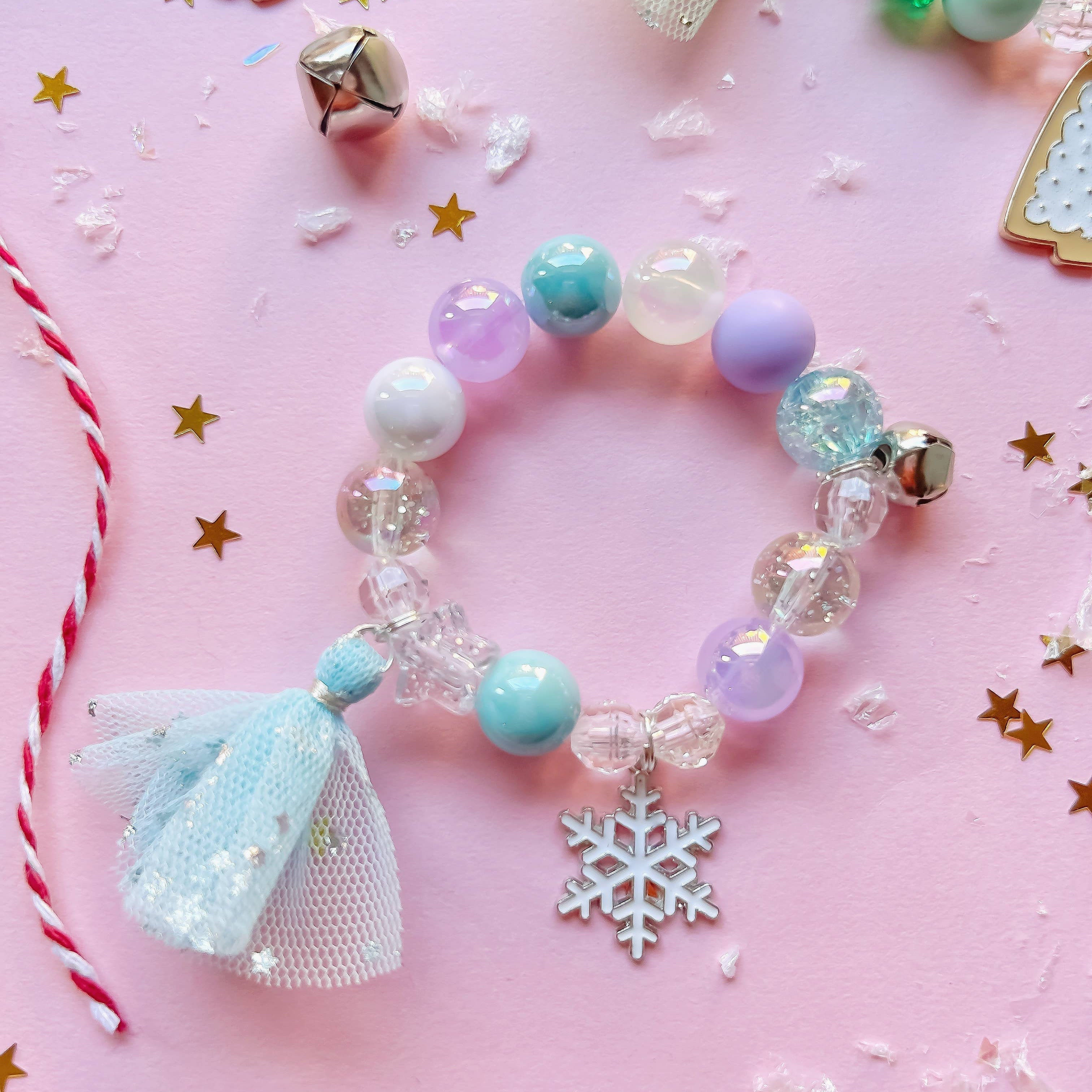 Charm Bracelet (Frosted Snowflake)