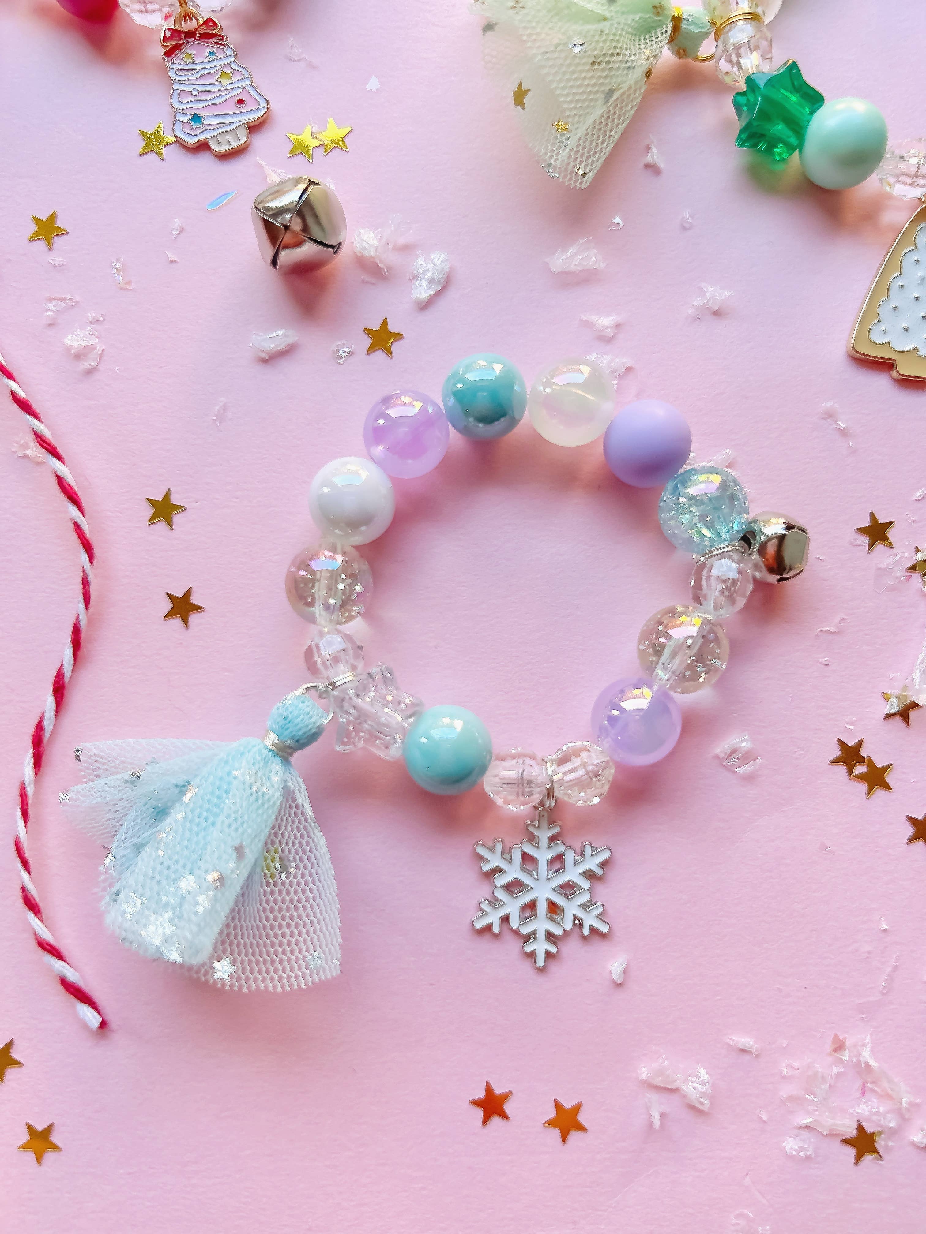 Charm Bracelet (Frosted Snowflake)