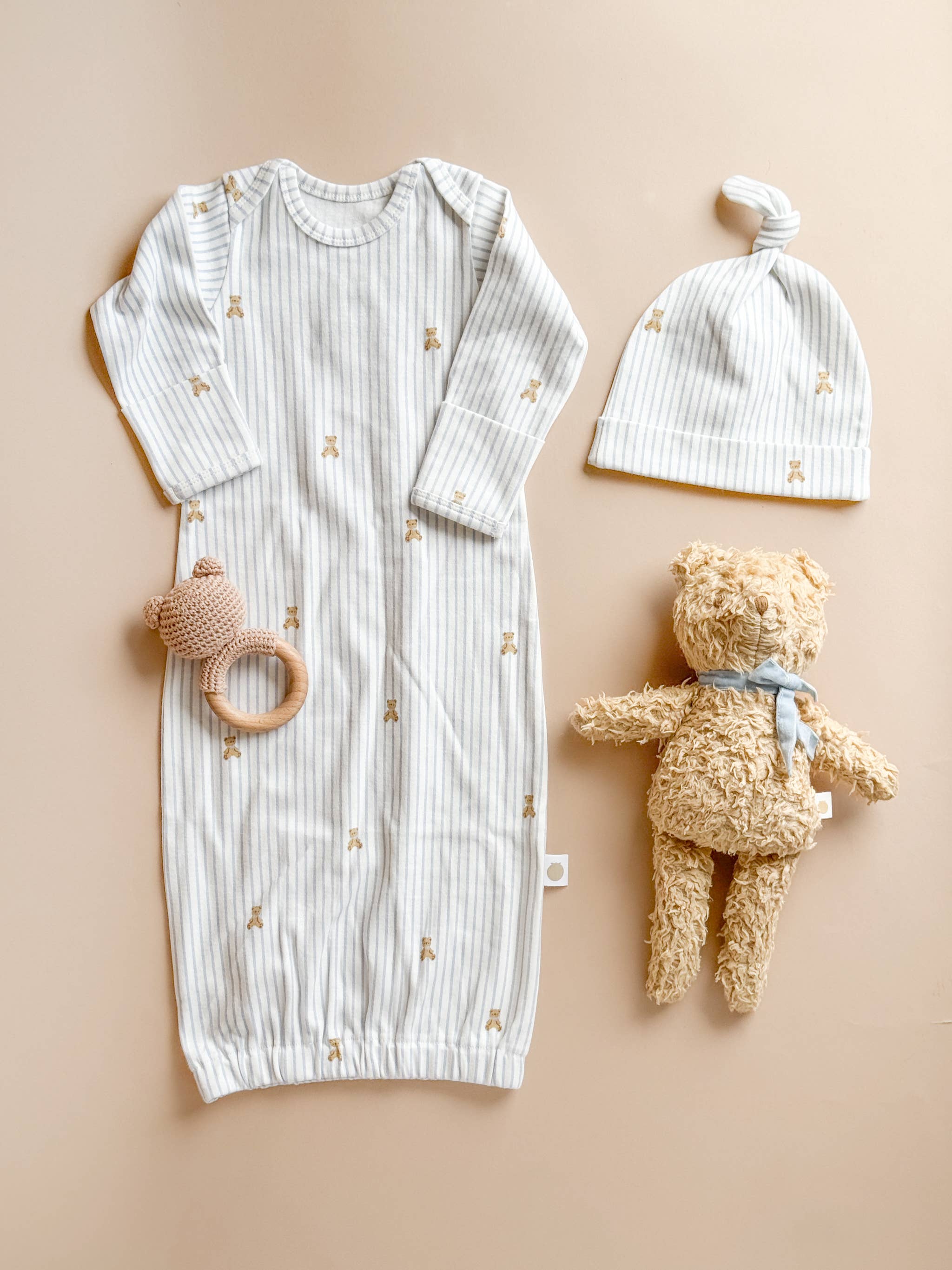 Layette Sleep Set (Teddy Bear Blue)