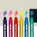 Hair Doodlers Hair Crayons (Set of 6 Colors)