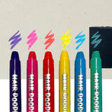 Hair Doodlers Hair Crayons (Set of 6 Colors)