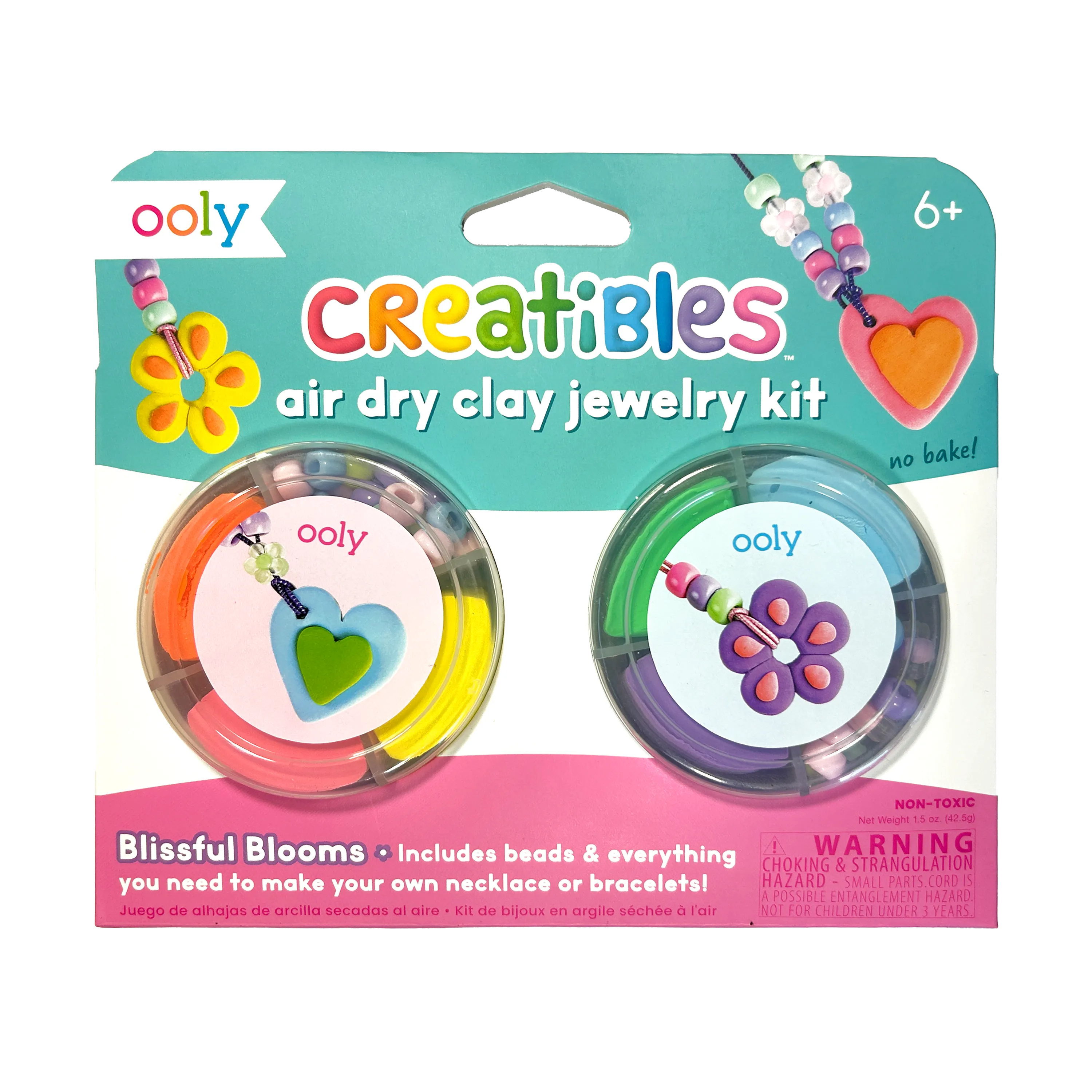 Creatibles Air Dry Clay Jewelry Kit (Blissful Bloom)
