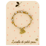 Liberty Feather Meadow Bracelet (Yellow Gold Heart)