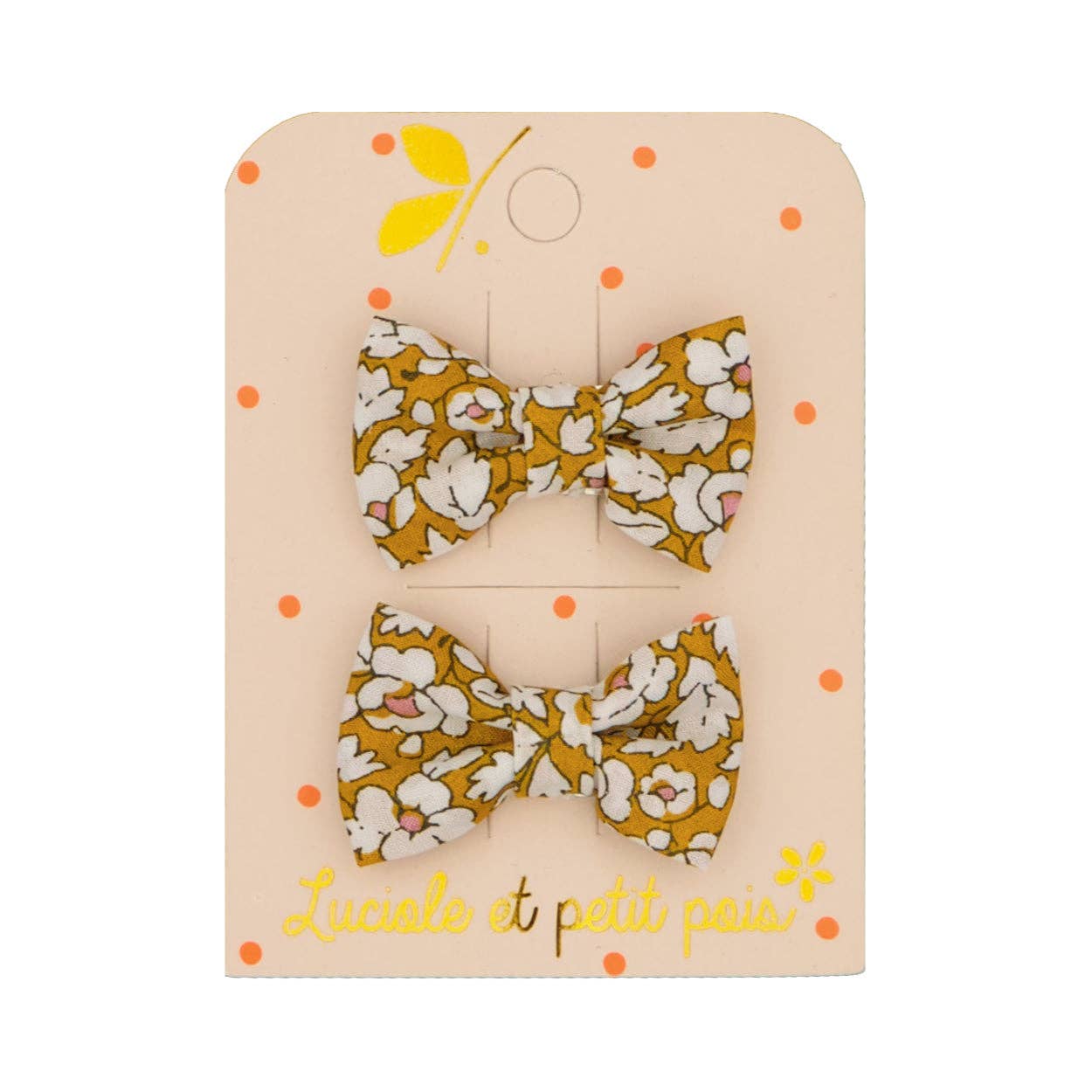 Mini Butterfly Hair Clips (Liberty Feather Meadow)