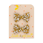 Mini Butterfly Hair Clips (Liberty Feather Meadow)