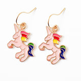 Charm Earrings (Pink Unicorn)