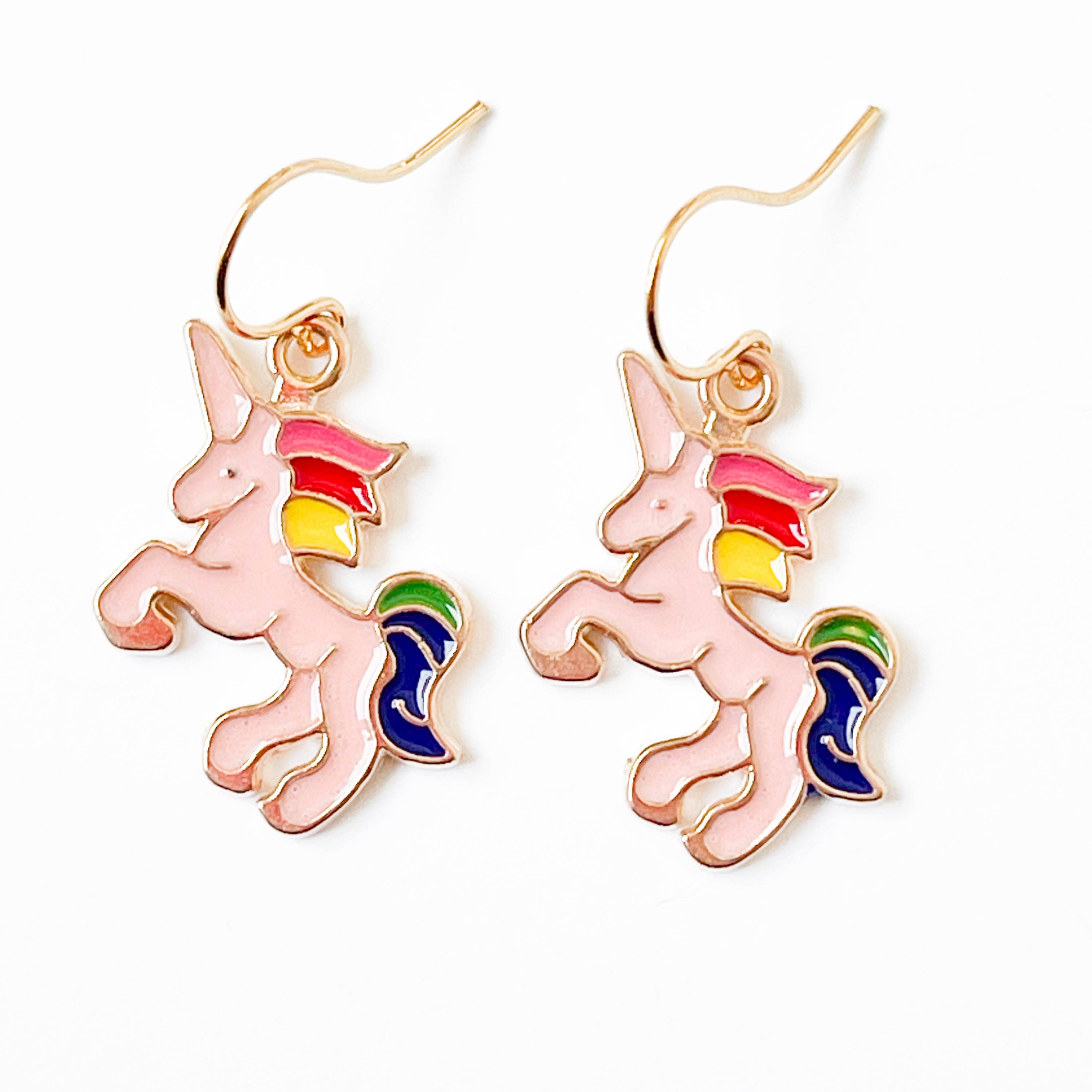 Charm Earrings (Pink Unicorn)