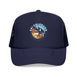 Colorado Retro Ski Lift Trucker Hat (Dark Navy)