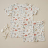 Short Sleeve Bamboo Pajamas (Beach Pawty)