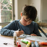Peel & Stick Solid Paint Set for Window Art