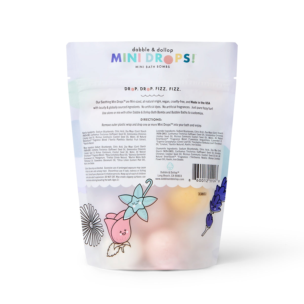 Mini Drops Bath Bombs (Soothing Scents)
