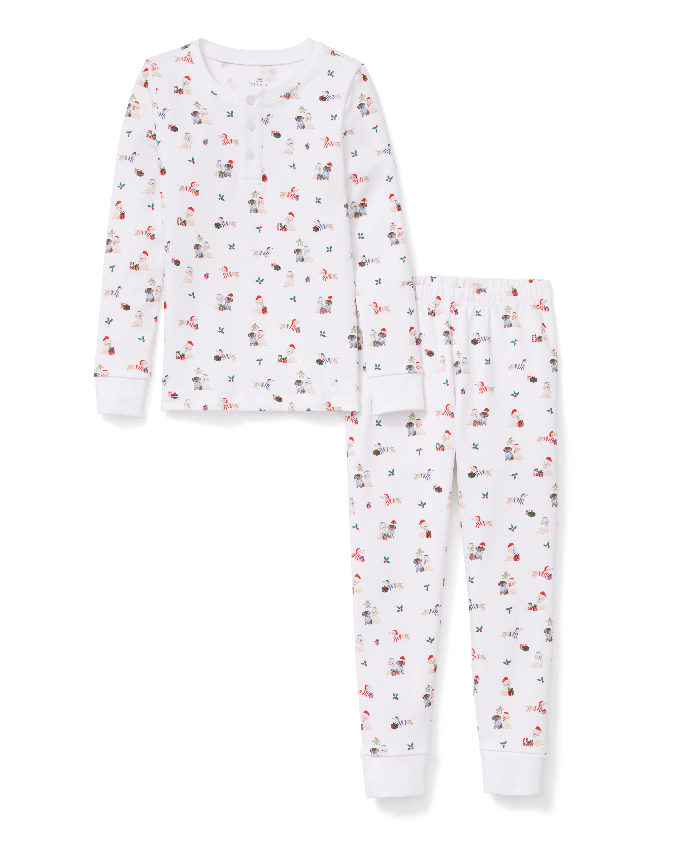Children's Snug Fit Pajama Set (Woof de Noël)