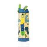 14oz Fidget Strap Stainless Bottle (Dinosaur)