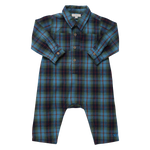 Baby Boys Easton Jumper (Blue Tartan)