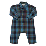 Baby Boys Easton Jumper (Blue Tartan)
