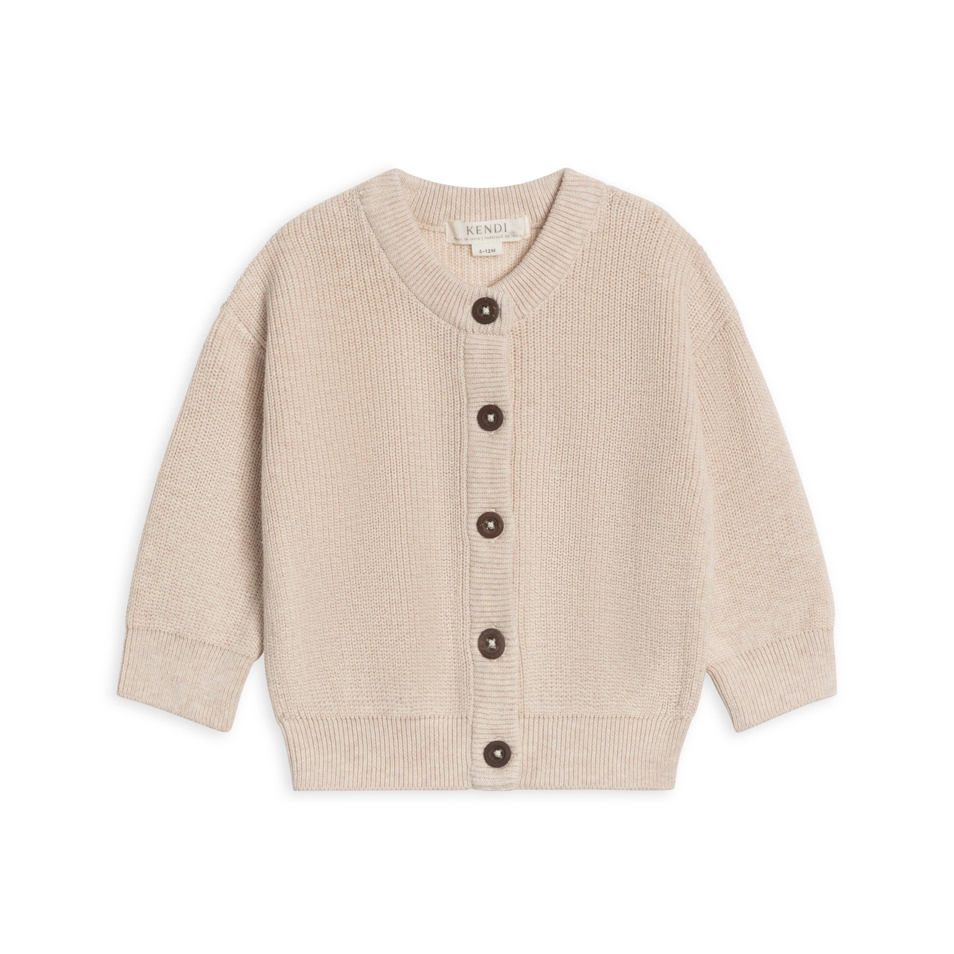Ellis Knit Cardigan (Heather Oat)