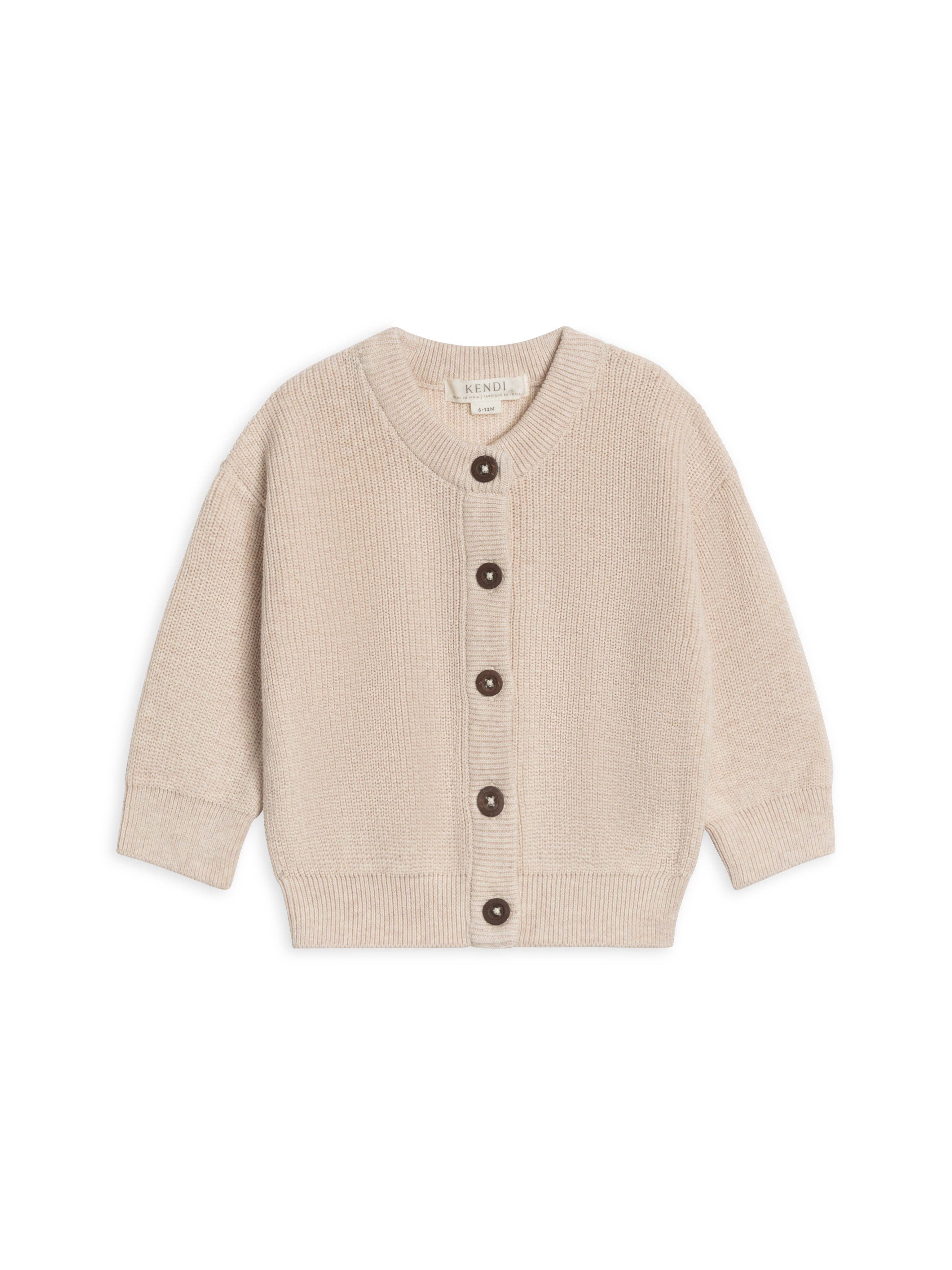 Ellis Knit Cardigan (Heather Oat)