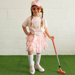 Ballet Bow Tiered Tutu Skirt (Coquette)