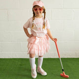 Ballet Bow Tiered Tutu Skirt (Coquette)